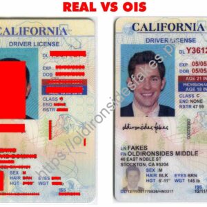 California Driver License (Old CA U21)