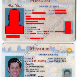 Missouri Driver License (Old MO U21)