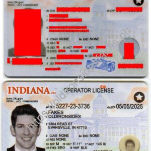 Indiana Driver License(New IN)